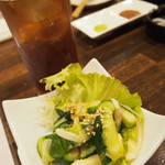 ミョウガが美味しいお通し 