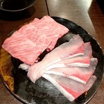 一徹 - 鰤と常陸牛のしゃぶしゃぶ