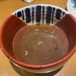 中華そば うえまち - スープ割り