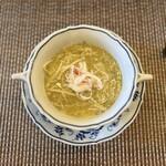 今石飯店 涼華 - 「ずわい蟹の蟹味噌茶碗蒸し」