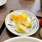 百年亭 - 白菜の漬物