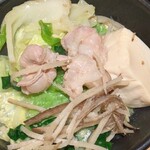 博多もつ鍋おおやま - 取鉢１杯目