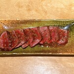 282270397 - 牛ハツもろみ味噌焼き