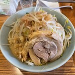 番町製麺 - ラーメン並　野菜マシカラメ