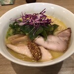 人力俥 - 丸鶏白湯そば〜ベシャメルソースと共に〜1200円税込