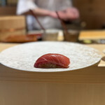 銀座 鮨 魯久 - 中トロ