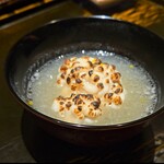 銀座焼とり 京丹波 - 白子とカブのすり流し