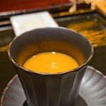 銀座焼とり 京丹波 - 海老餡茶碗蒸し