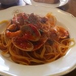 カフェ プレイズナイス - 海の幸のスパゲッティ