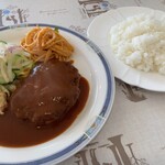 キッチン レモン - Bランチ　ハンバーグステーキ　パスタ添え