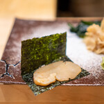 鮨 つきうだ - 平貝の磯辺焼き