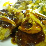 チキンカツアップ。