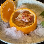 鎌倉 北じま - イバラカニ チシャ菜 紅白なます みかん