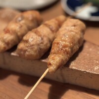 炭火焼鳥とり央 - 鴨入りのつくね