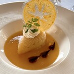 富士屋ホテル - 柿のピュレとソルベ