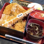 松栄庵 - 海老天約16cm