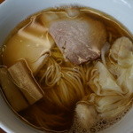 飯田商店 - ニボっちゃんチャーシューわんたん麺（葱抜き）　1,150円