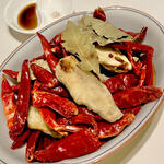 KOBAYASHI - 20250122茄子の唐揚げ　山椒唐辛子