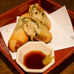 飲んべぇ食堂 らくだ屋 - えびしそ春巻き