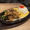 熔岩焼1ポンドステーキと手ごねハンバーグ ステーキステーキ