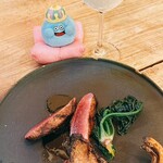 オステリア セルヴァジーナ - シェフが獲ってきた野生の鴨の薪火焼き