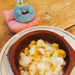 オステリア セルヴァジーナ - カリフラワーとスカモルツァ・アッフミカータのグラチネ