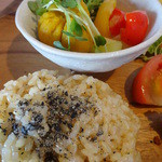 カフェ simme - もちもち玄米とかぼちゃ巾着