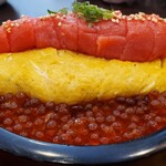 蕎麦DAYS - 圧巻のめんたいイクラだし巻き卵丼