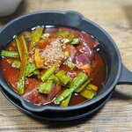 焼肉幸泉 - レバニラ