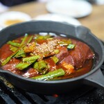 焼肉幸泉 - レバニラ