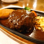 MARURAI - 情熱ハンバーグ(自家製デミグラスソース)(単品で1,400円)