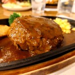 MARURAI - 情熱ハンバーグ(自家製デミグラスソース)(単品で1,400円)