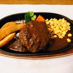 MARURAI - 情熱ハンバーグ(自家製デミグラスソース)(単品で1,400円)