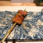 焼鳥 空 - レバー
      
      プリッとした口触りから、臭みが全くないクリーミーな味わい