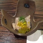 味あら井 - 本物の城下ガレイ　オリーブオイルキャビアのせ