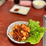 焼肉 5番街 - 山芋キムチ