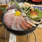酒と魚とオトコマエ食堂 - オトコマエ刺盛10点1869円✖️2