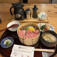 すき焼きと牛まぶし ももしき - 