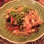 チェディルアン - プーニムパットポンカリー＜蟹と玉子のカレー香り炒め＞￥１５８０