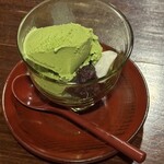 玉笑 - 抹茶あんみつ