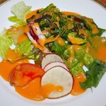 ベルマリン - サラダのオリジナルソースは激ウマ