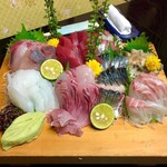 ととや料理 佗助 - お刺身盛合わせ