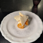 Alternative - 8皿目
      金柑、マスカルポーネのムース、アールグレイのアイスクリーム。