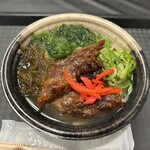 くんなとぅ - ソーキもずくそばアオサ入り1100円