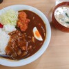 楽喜亭 - カレーライス＋チキンカツ