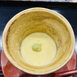 鮨旬美西川 - 山葵の茶碗蒸し