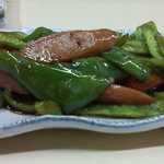 丸藤 - 2014.6.14 ウインナとピーマン炒め