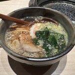 焼肉あぐり - ハーフラーメン