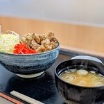 Sakudaira Parking Area (Kudari) - 炭火烤鸡肝肉盖饭