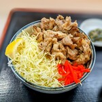 Sakudaira Parking Area (Kudari) - 炭火烤鸡肝肉盖饭